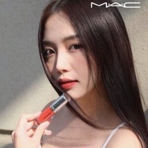 Son Kem MAC Locked Kiss Ink 24HR Lipcolour 95 Vicious - Màu Đỏ Cam - Image 4