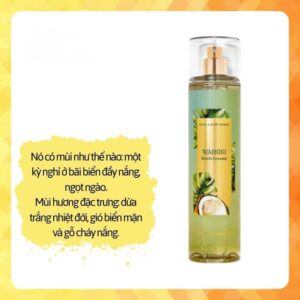 Body Mist Bath And Body Works Waikiki Beach Coconut - Image 5