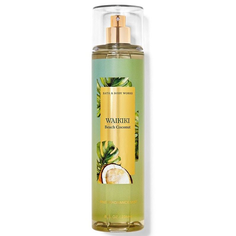 Body Mist Bath And Body Works Waikiki Beach Coconut