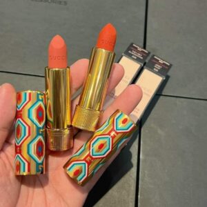 Son Gucci Rouge À Lèvres Mat Lipstick Limited 208 They Met In Argentina Xmas - Màu Hồng Đất - Image 6