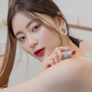 Son Romand New Zero Matte Lipstick 15 Midnight - Màu Đỏ Rượu - Image 4