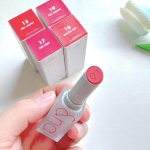 Son Romand New Zero Matte Lipstick 17 Red Head - Màu Đỏ Thuần - Image 5