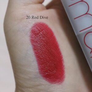 Son Romand New Zero Matte Lipstick 20 Red Dive - Màu Đỏ Đô - Image 3
