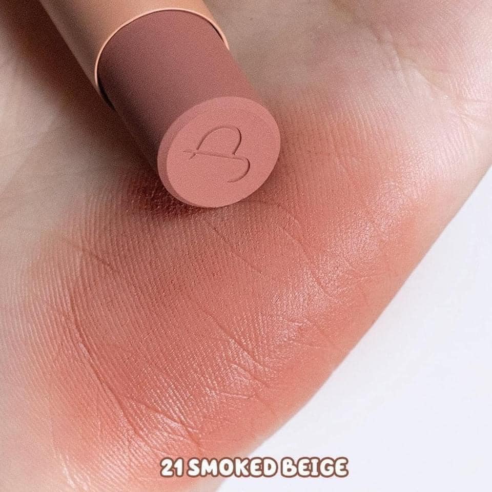 Son Romand New Zero Matte Lipstick 21 Smoked Beige - Màu Cam Đất - Image 3