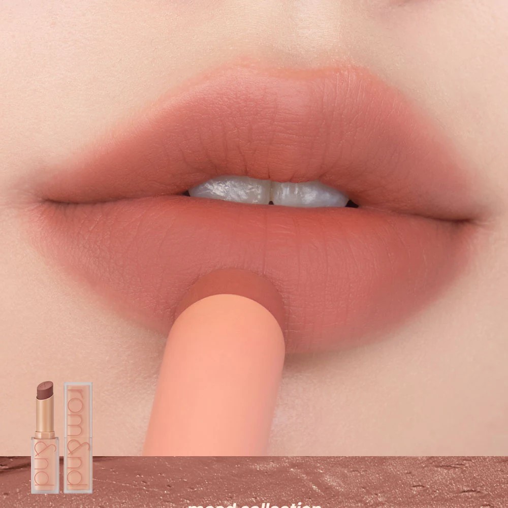 Son Romand New Zero Matte Lipstick 21 Smoked Beige - Màu Cam Đất - Image 2