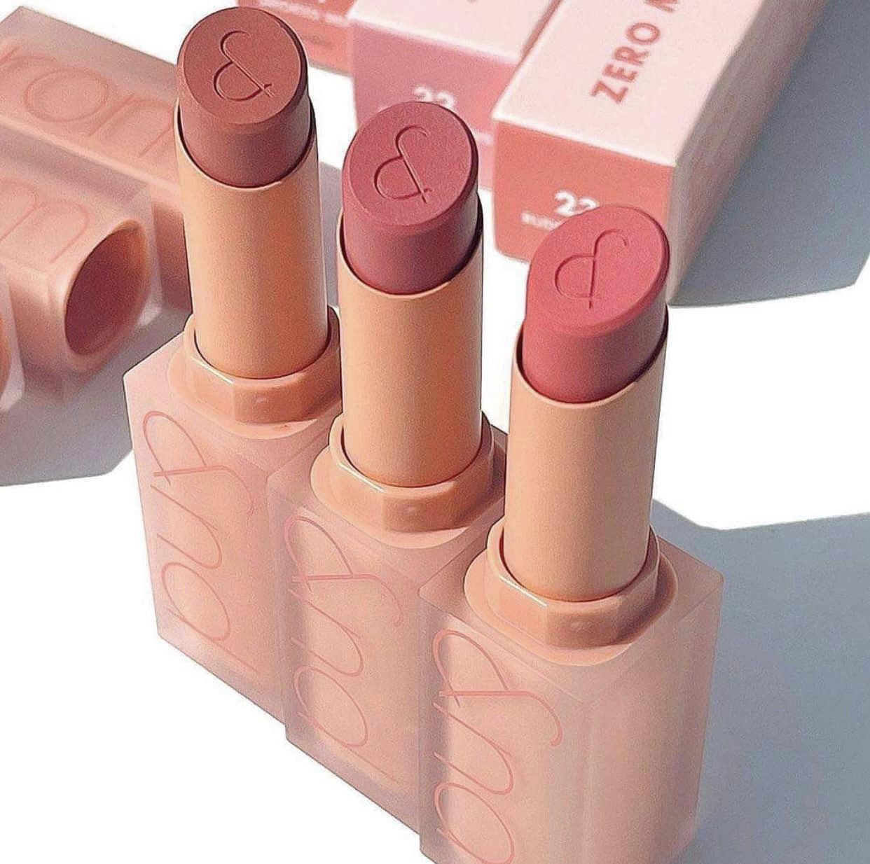Son Romand New Zero Matte Lipstick 21 Smoked Beige - Màu Cam Đất - Image 6