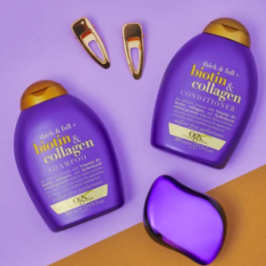 Combo Gội Xả OGX Biotin & Collagen