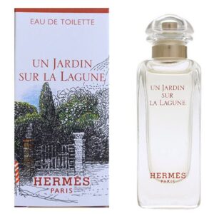 Set Nước Hoa Hermès Un Jardin Sur La Lagune EDT + Son Gucci Rouge À Lèvres Voile Mat 25 Goldie Red Mini - Image 4