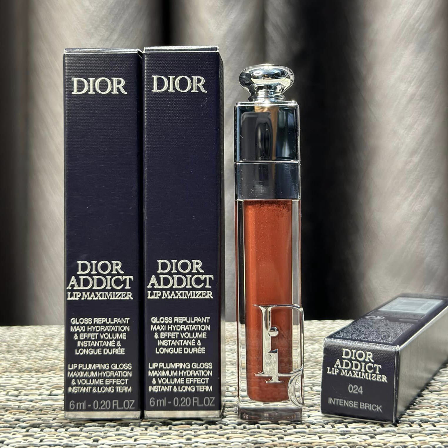 Son Dưỡng Dior Addict Lip Maximizer 024 Intense Brick - Màu Đỏ Đất - Image 6