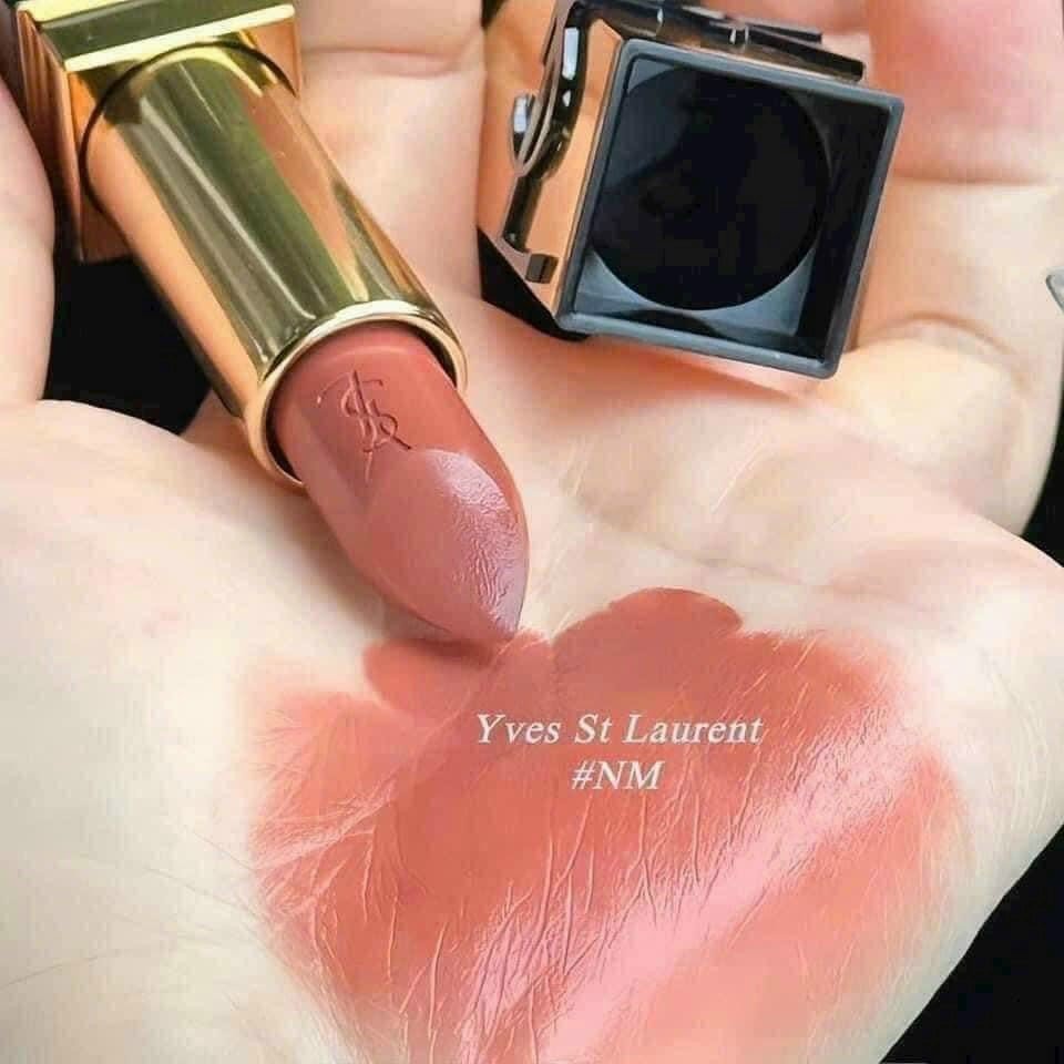Son YSL Rouge Pur Couture Caring Satin Lipstick NM Nu Muse - Màu Cam Đất - Image 3