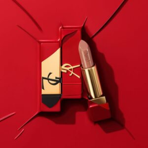 Son YSL Rouge Pur Couture Caring Satin Lipstick NM Nu Muse Limited Edition - Màu Cam Đất - Image 5