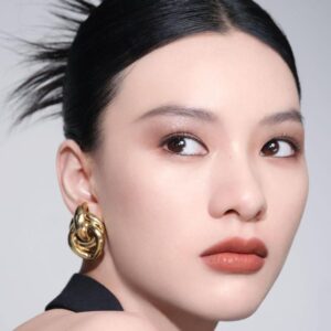 Son YSL Rouge Pur Couture Caring Satin Lipstick NM Nu Muse Limited Edition - Màu Cam Đất - Image 4