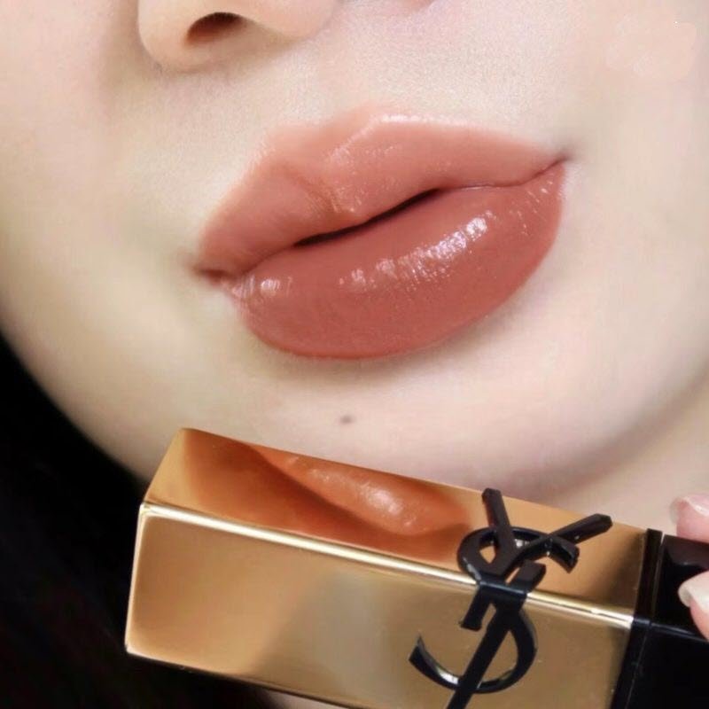 Son YSL Rouge Pur Couture Caring Satin Lipstick NM Nu Muse - Màu Cam Đất - Image 2