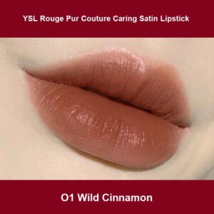 Son YSL Rouge Pur Couture Caring Satin Lipstick O1 Wild Cinnamon