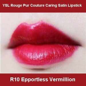 Son YSL Rouge Pur Couture Caring Satin Lipstick R10 Epportless Vermillion