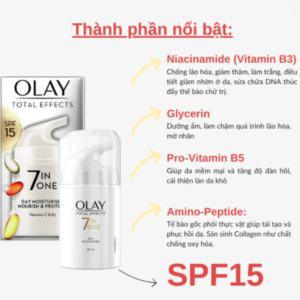 Kem Dưỡng Trắng Ban Ngày Olay 7In1