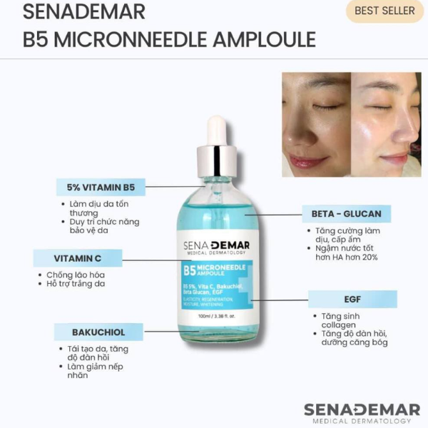 Serum Sena Demar B5 Microneedle Ampoule