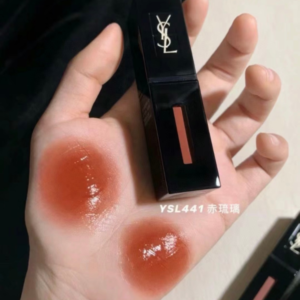 Son Kem YSL Vinyl Cream Lip Stain 441 Arcade Chili - Màu Đỏ Cam Gạch - Image 3