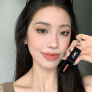 Son Kem YSL Vinyl Cream Lip Stain 610 Nude Champion - Màu Cam Nude - Image 4