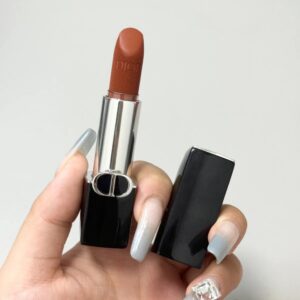 Son Dior Rouge Dior Velvet Finish 737 Mystère - Màu Cam Cháy - Image 5
