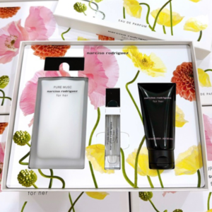 Set Quà Tặng Nước Hoa Narciso Rodriguez Pure Musc EDP ( 100ML + 10ML + 50ML Lotion) - Image 3