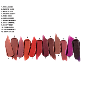 Set Son MAC Lips By The Dozen Mini Powder Kiss 12 Thỏi - Phiên Bản Đặc Biệt