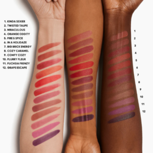Set Son MAC Lips By The Dozen Mini Powder Kiss 12 Thỏi - Phiên Bản Đặc Biệt - Image 4