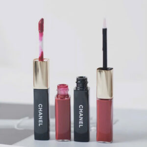 Son Kem Chanel Le Rouge Duo Ultra Tenue Ultrawear Liquid Lip Colour 158 Intense Blueberry - Màu Đỏ Đậm - Image 7