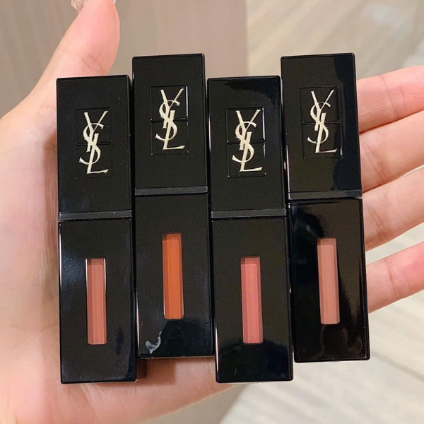 Son Kem YSL Vinyl Cream Lip Stain 440 Rose Player - Màu Hồng Nude - Image 8