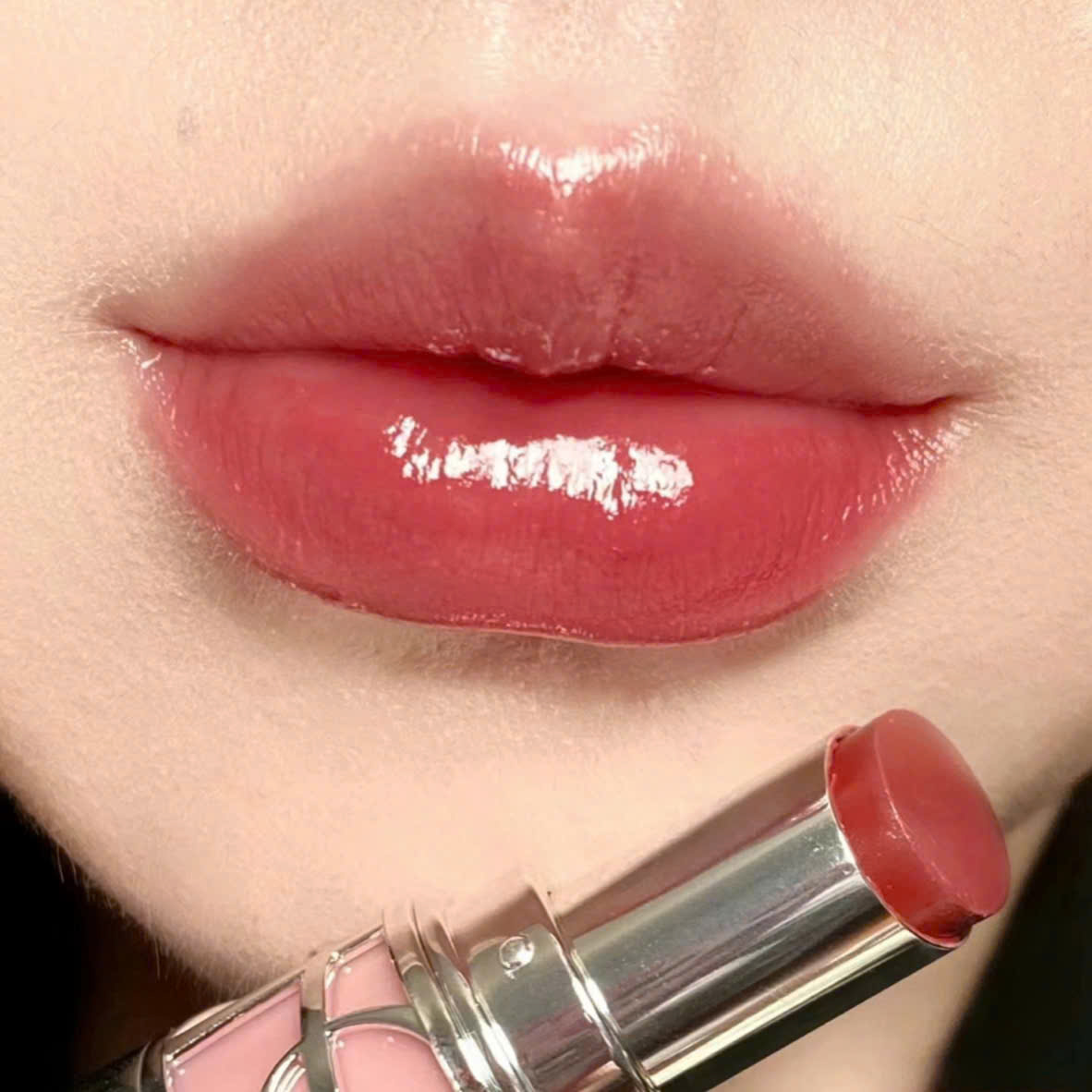 Son Dưỡng Yves Saint Laurent YSL Loveshine Caring Lipstick 154 Love Berry - Màu Hồng Berry - Image 2