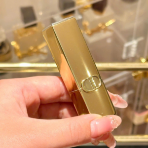 Son Dior Rouge Dior Lipstick Limited Edition Golden Case 284 Rose Bavarde Velvet - Màu Hồng Đất - Image 6