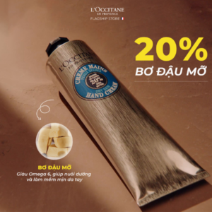 Kem Dưỡng Da Tay L’occitane 20% Bơ Đậu Mỡ Shea Butter Hand Cream
