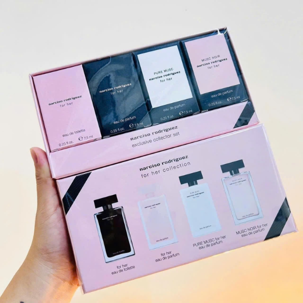 Set Nước Hoa Narciso Rodriguez For Her Collection 4pcs x 7,5ml - Image 3