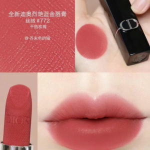 Son Dior Rouge Dior Velvet Finish 772 Classic Rosewood - Màu Hồng Đất - Image 4
