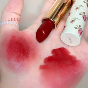 Son Lì Gucci Rouge à Lèvres Voile Lipstick 505 Janet Rust ( Vỏ Hoa ) - Màu Đỏ Gạch - Image 4