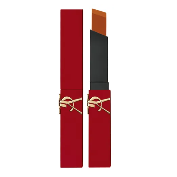 Son Yves Saint Laurent YSL Rouge Pur Couture The Slim Collector 2024 Fiery Vermillion ( Vỏ Đỏ ) - Màu Cam Cháy