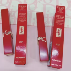Son Yves Saint Laurent YSL Rouge Pur Couture The Slim Collector 2024 Fiery Vermillion ( Vỏ Đỏ ) - Màu Cam Cháy - Image 6