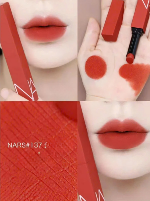 Son Lì Nars Powermatte Lipstick 137 Roket Queen