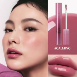 Son Bóng 3CE Drop Glow Gel Calming - Hồng Đất - Image 5
