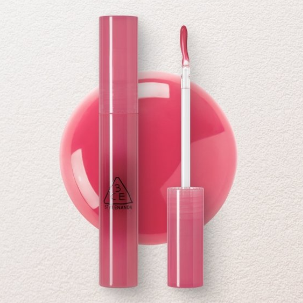Son Bóng 3CE Drop Glow Gel Shy - Hồng Dâu - Image 6