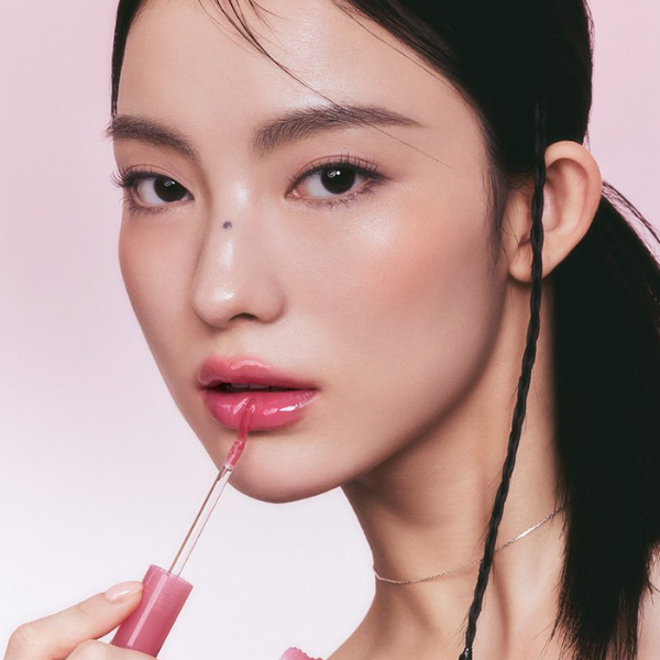 Son Bóng 3CE Drop Glow Gel Shy - Hồng Dâu - Image 3
