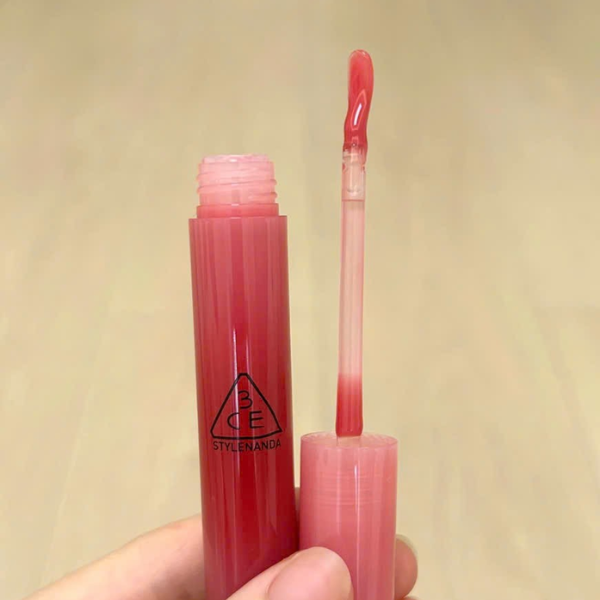 Son Bóng 3CE Drop Glow Gel Shy - Hồng Dâu - Image 8