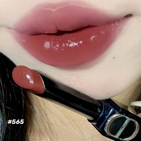 Son Dior Rouge Dior On Stage 565 Fearless Brown - Màu Đỏ Nâu Đất - Image 2
