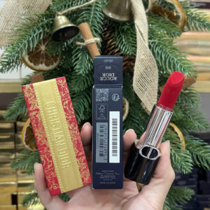 Son Dior Rouge Dior Limited Edition Lunar New Year Velvet 999 Bản Tết – Biểu Tượng Son Đỏ Quyền Lực - Image 4