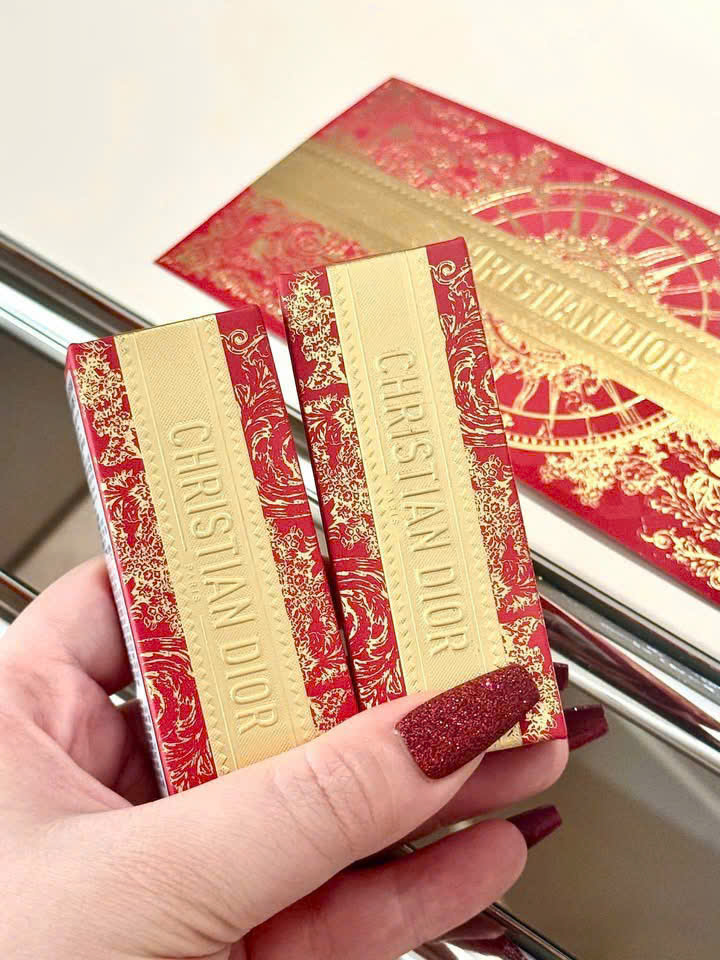Son Dior Rouge Dior Limited Edition Lunar New Year Velvet 999 Bản Tết – Biểu Tượng Son Đỏ Quyền Lực - Image 3
