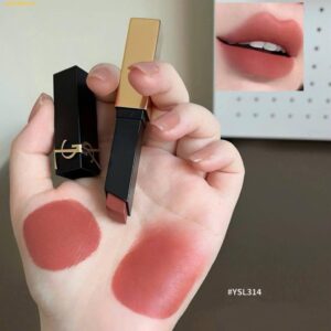 Son Yves Saint Laurent YSL The Slim Couture Matte Lipstick Màu 314 Cinnabar Style – Đỏ Nâu Đất (Bản 2025) - Image 4