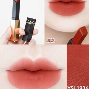 Son Yves Saint Laurent YSL The Slim 1936 Firey Era Màu Đỏ Cam Gạch (Mẫu Mới 2025) - Image 5