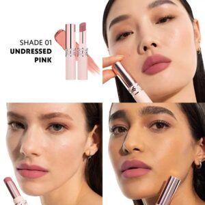 Son + Má Hồng Yves Saint Laurent Ysl Lovenude Lip Blusher 01 Undressed Pink – Hồng Mauve Thanh Lịch, Tinh Tế - Image 4