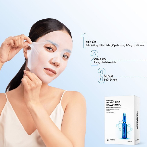 Mặt Nạ Wonjin Effect Concentrated Essence Mask Hydro Rise Hyaluronic