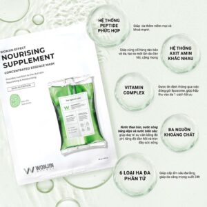 Hộp 10 Miếng Mặt Nạ Wonjin Phục Hồi Chuyên Sâu 30g/miếng – Cấp ẩm & tái tạo làn da - Image 4